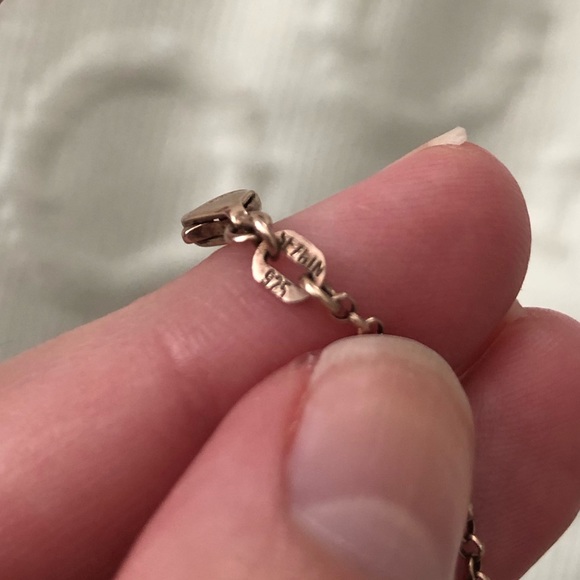 925 Silver Stamped Bracelet - Picture 8 of 8